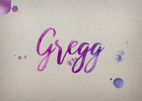 Gregg Watercolor Name DP