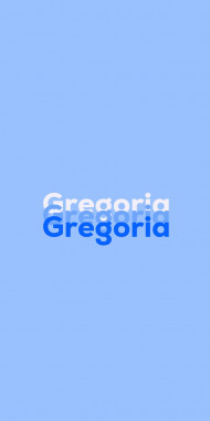 Name DP: Gregoria