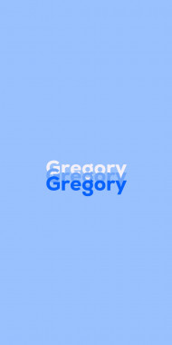 Name DP: Gregory