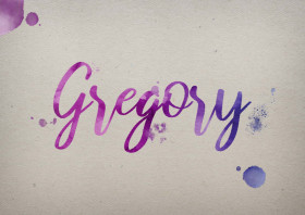 Gregory Watercolor Name DP