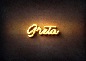 Glow Name Profile Picture for Greta