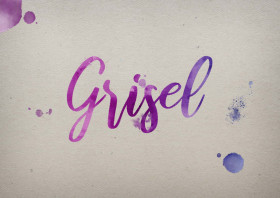 Grisel Watercolor Name DP