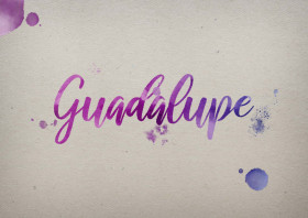 Guadalupe Watercolor Name DP