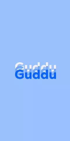 Guddu Name Wallpaper
