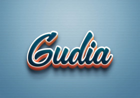 Cursive Name DP: Gudia
