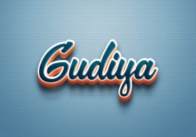 Cursive Name DP: Gudiya