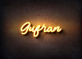 Glow Name Profile Picture for Gufran