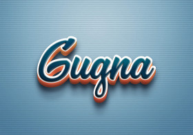 Cursive Name DP: Gugna