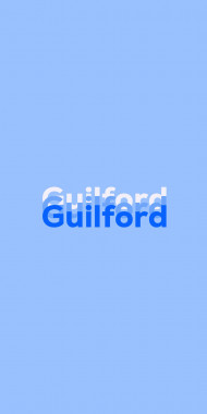 Name DP: Guilford