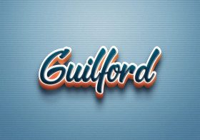 Cursive Name DP: Guilford
