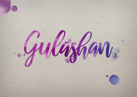 Gulashan Watercolor Name DP