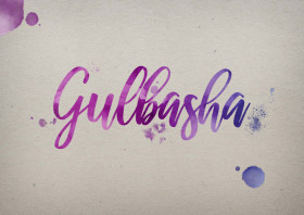 Gulbasha Watercolor Name DP