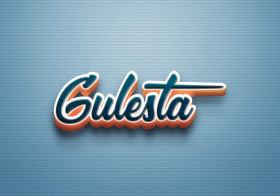 Cursive Name DP: Gulesta