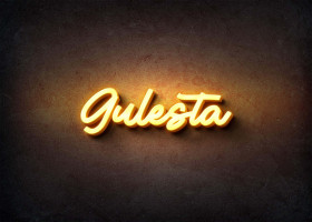 Glow Name Profile Picture for Gulesta