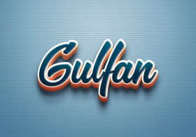 Cursive Name DP: Gulfan