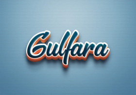 Cursive Name DP: Gulfara