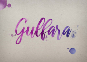 Gulfara Watercolor Name DP