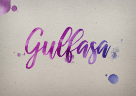 Gulfasa Watercolor Name DP