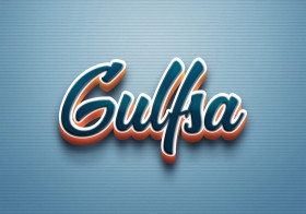 Cursive Name DP: Gulfsa