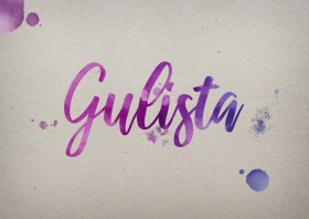 Gulista Watercolor Name DP