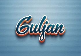 Cursive Name DP: Guljan