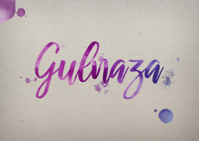Gulnaza Watercolor Name DP