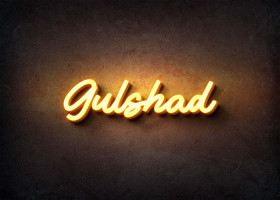 Glow Name Profile Picture for Gulshad
