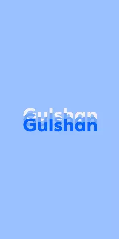 Name DP: Gulshan