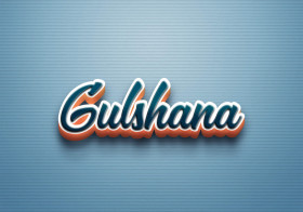 Cursive Name DP: Gulshana