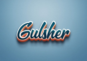 Cursive Name DP: Gulsher