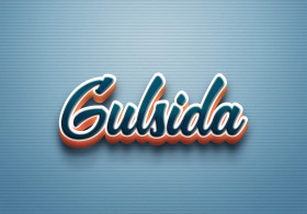 Cursive Name DP: Gulsida