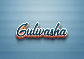 Cursive Name DP: Gulwasha
