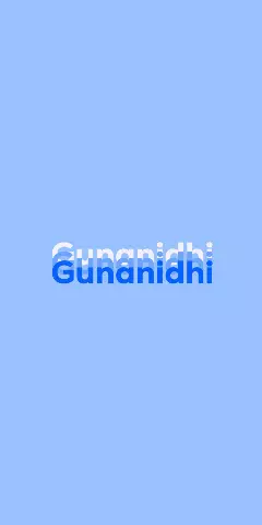 Name DP: Gunanidhi