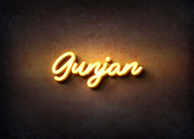 Glow Name Profile Picture for Gunjan