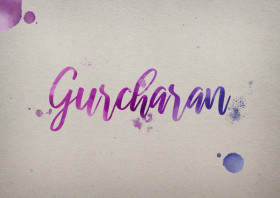 Gurcharan Watercolor Name DP