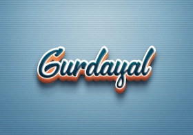 Cursive Name DP: Gurdayal