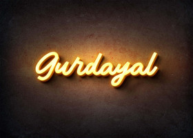 Glow Name Profile Picture for Gurdayal