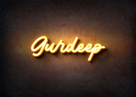 Glow Name Profile Picture for Gurdeep