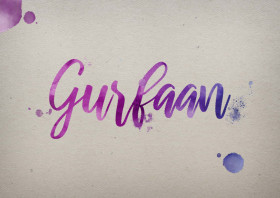 Gurfaan Watercolor Name DP