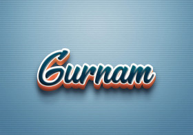 Cursive Name DP: Gurnam