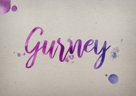 Gurney Watercolor Name DP