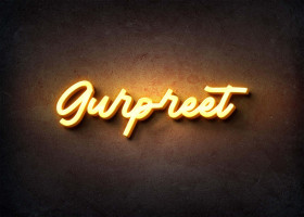 Glow Name Profile Picture for Gurpreet