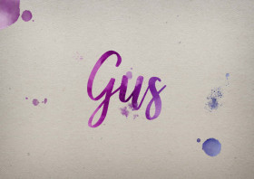 Gus Watercolor Name DP