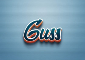Cursive Name DP: Guss