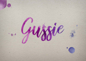 Gussie Watercolor Name DP