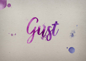 Gust Watercolor Name DP