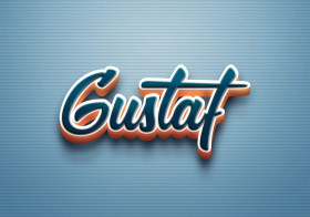 Cursive Name DP: Gustaf
