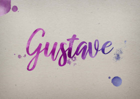 Gustave Watercolor Name DP