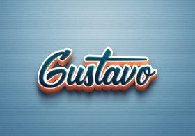 Cursive Name DP: Gustavo