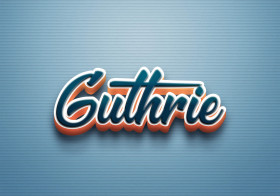Cursive Name DP: Guthrie